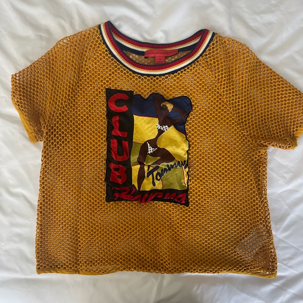 TOMMY HILFIGER CROPPED CUBA SHIRT
